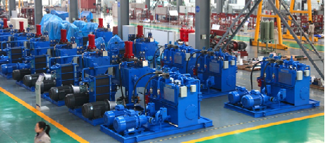 Industrial furnace lubrication hydraulic system