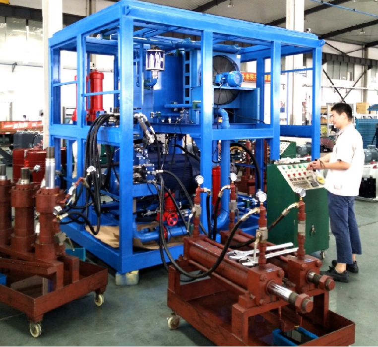 Marine lubrication hydraulic system