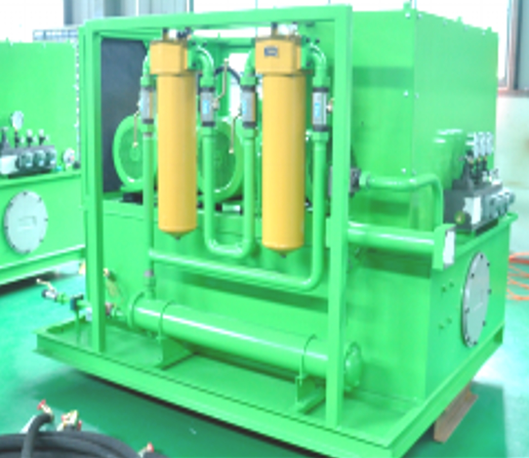 Rubber and Plastics hydraulic system